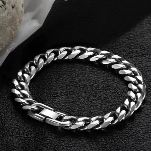 316L Stainless Steel Cuban Chain Bracelet