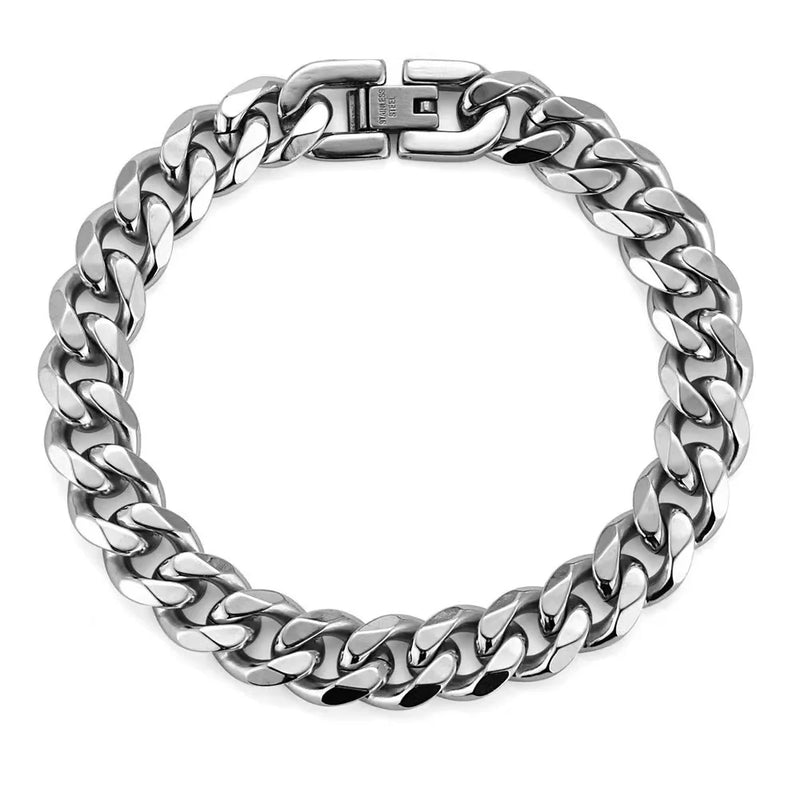 316L Stainless Steel Cuban Chain Bracelet