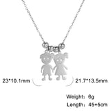 Personalized Boy Girl Pendant Necklace