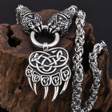 Viking Wolf Claw Bear Claw Amulet Pendant Necklace