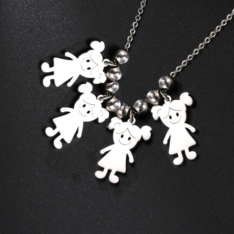 Personalized Boy Girl Pendant Necklace