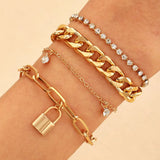 Multi-Layered Retro Handmade Bracelet Set