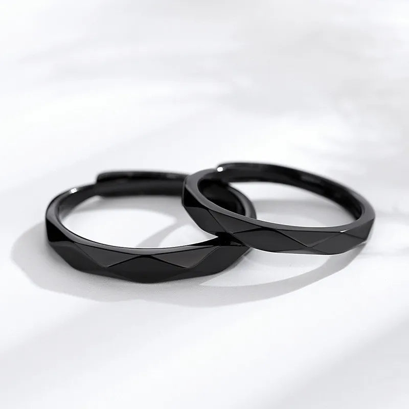 Black Lozenge Ring