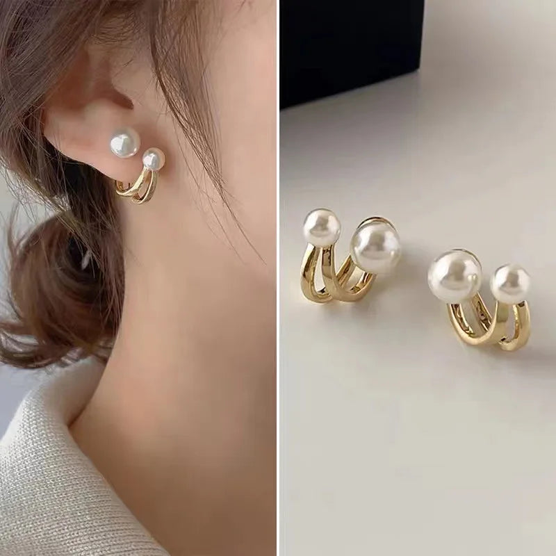 Exquisite Flower Zircon Stud Earrings