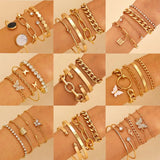 Multi-Layered Retro Handmade Bracelet Set