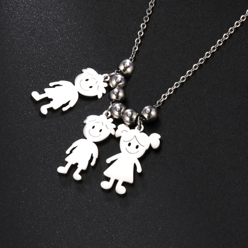 Personalized Boy Girl Pendant Necklace