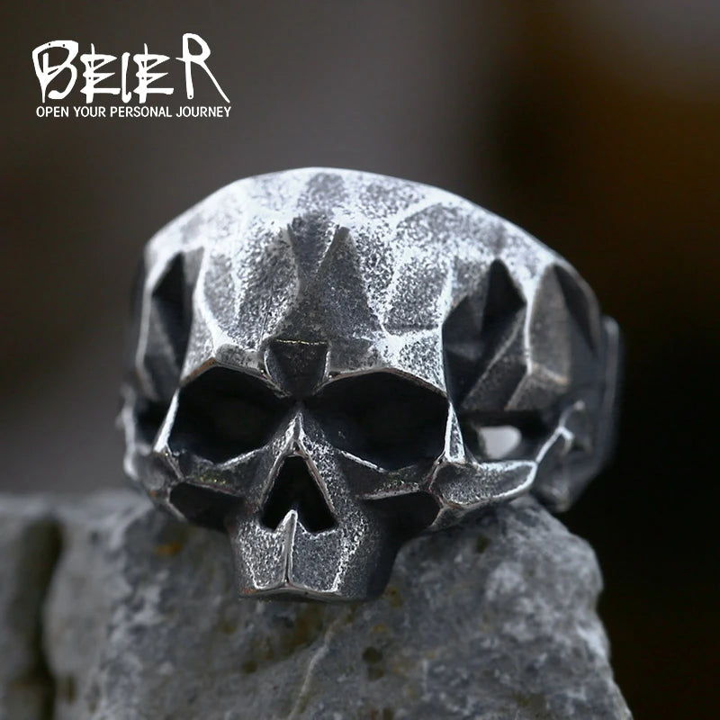 Creative Design 316L Stainless Steel Skull Ring