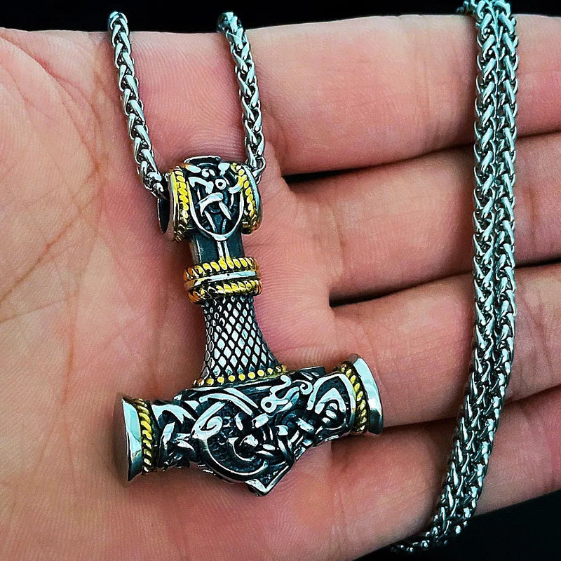 Viking Thor's Hammer Necklace Pendant