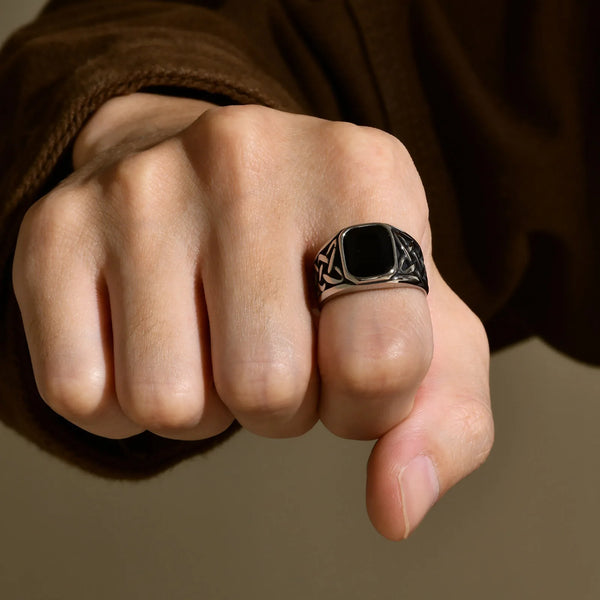 Punk Vintage Ethnic Rings for Men