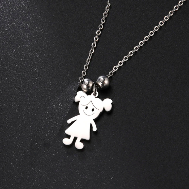 Personalized Boy Girl Pendant Necklace