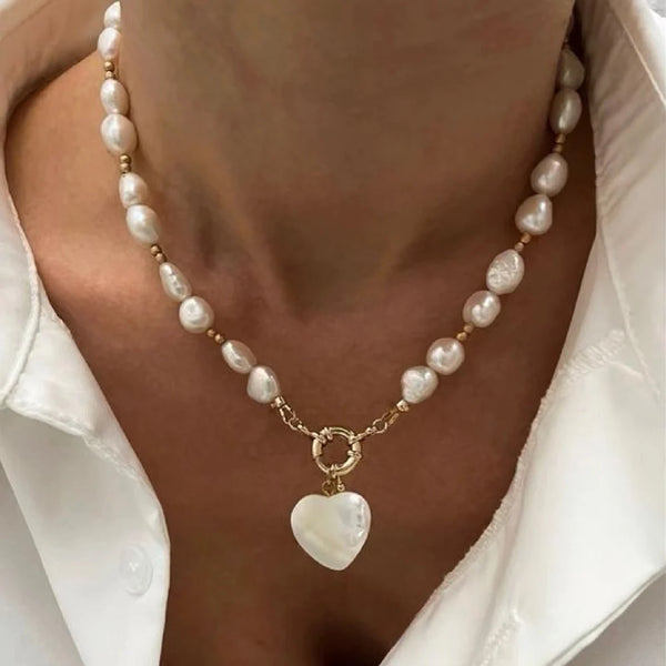 Elegant Irregular Pearl Multi-layer Necklace