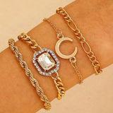 Multi-Layered Retro Handmade Bracelet Set