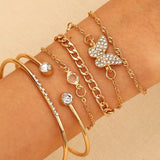 Multi-Layered Retro Handmade Bracelet Set