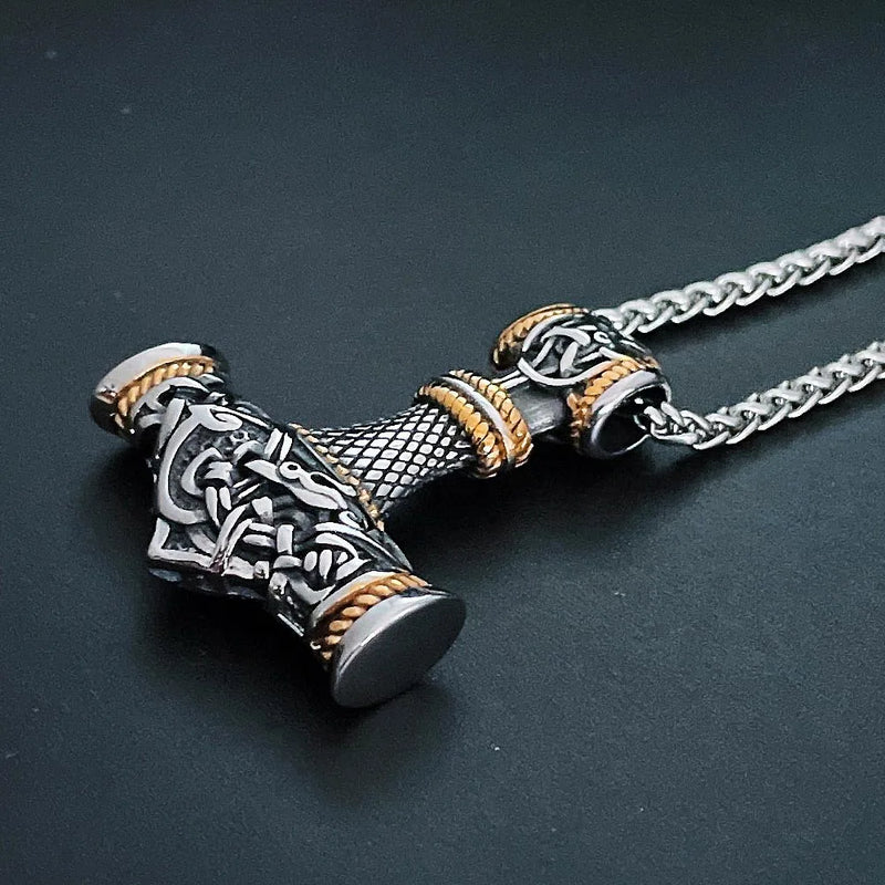 Viking Thor's Hammer Necklace Pendant