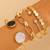 Multi-Layered Retro Handmade Bracelet Set