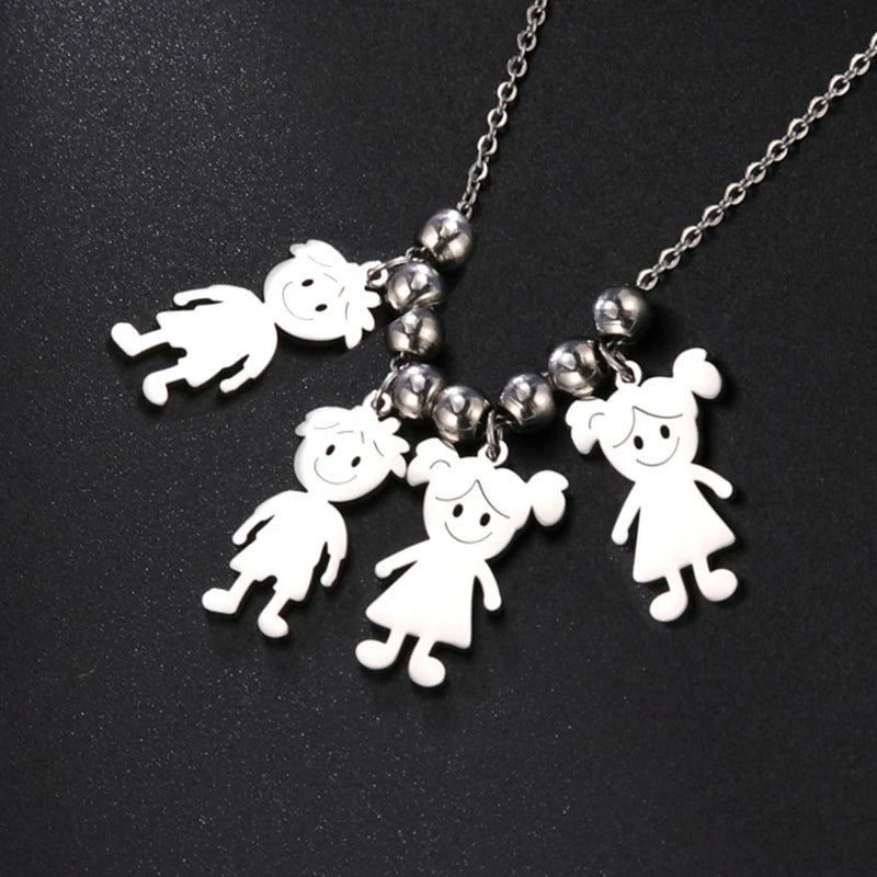 Personalized Boy Girl Pendant Necklace